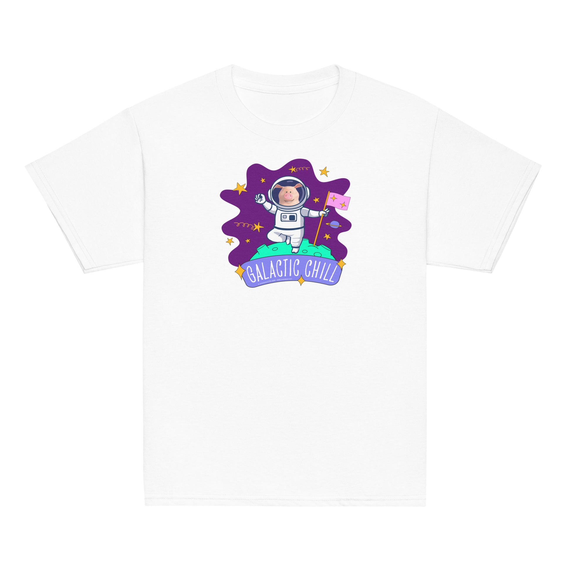 Masha and the Bear Friends Galactic Chill Youth classic tee White T-SHIRT