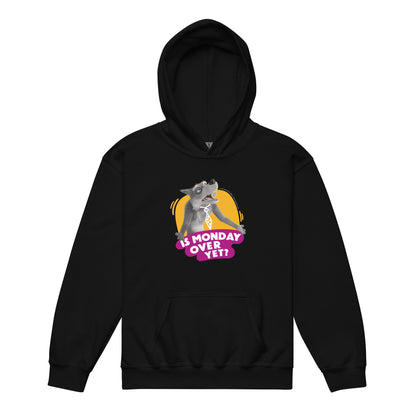 Masha and the Bear Friends Is Monday Over? Youth heavy blend hoodie Black T-SHIRT