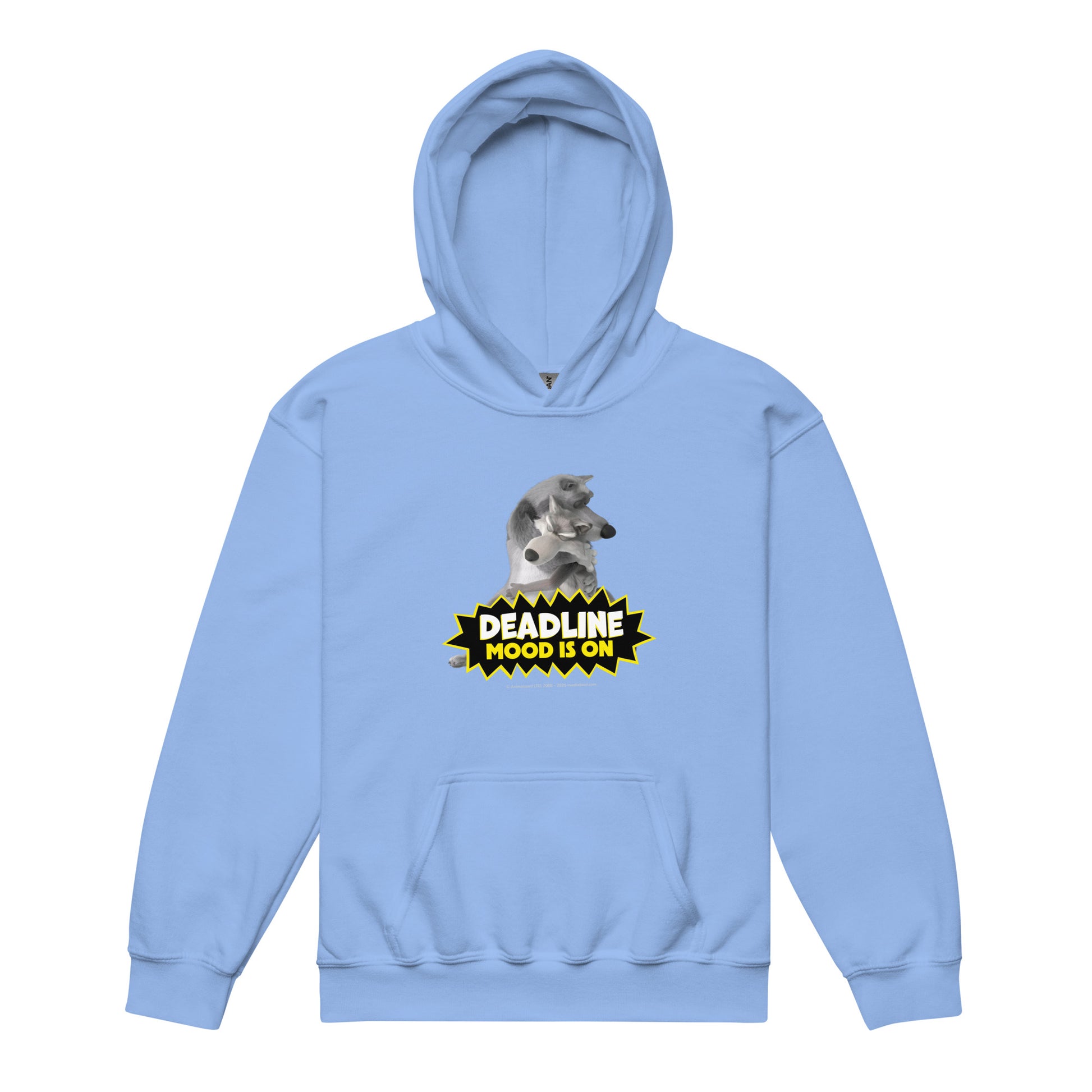 Masha and the Bear Friends Deadline Youth heavy blend hoodie Carolina Blue T-SHIRT