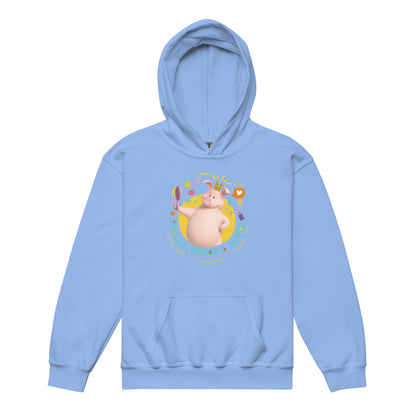 Masha and the Bear Friends What A Diva! Youth heavy blend hoodie Carolina Blue T-SHIRT