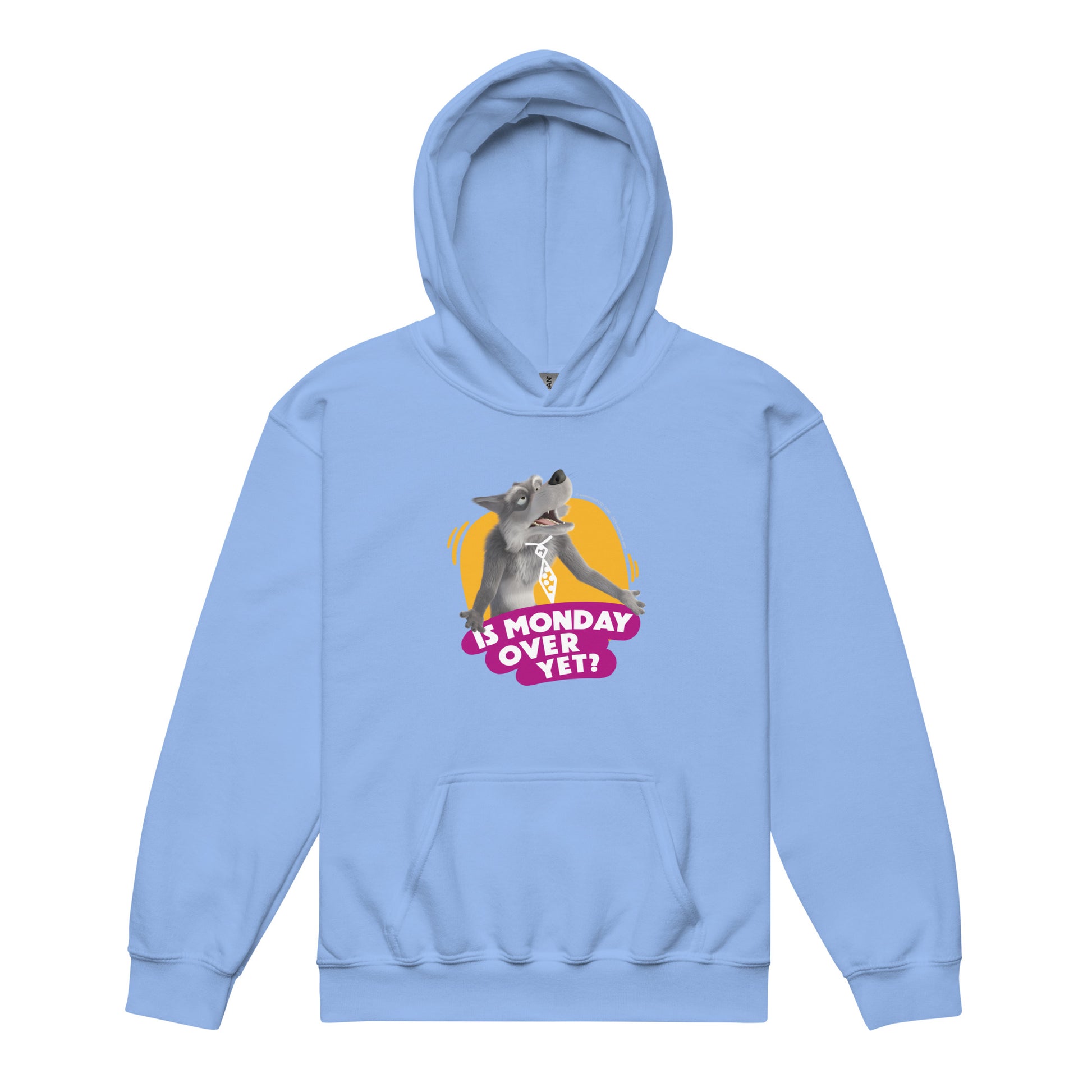 Masha and the Bear Friends Is Monday Over? Youth heavy blend hoodie Carolina Blue T-SHIRT