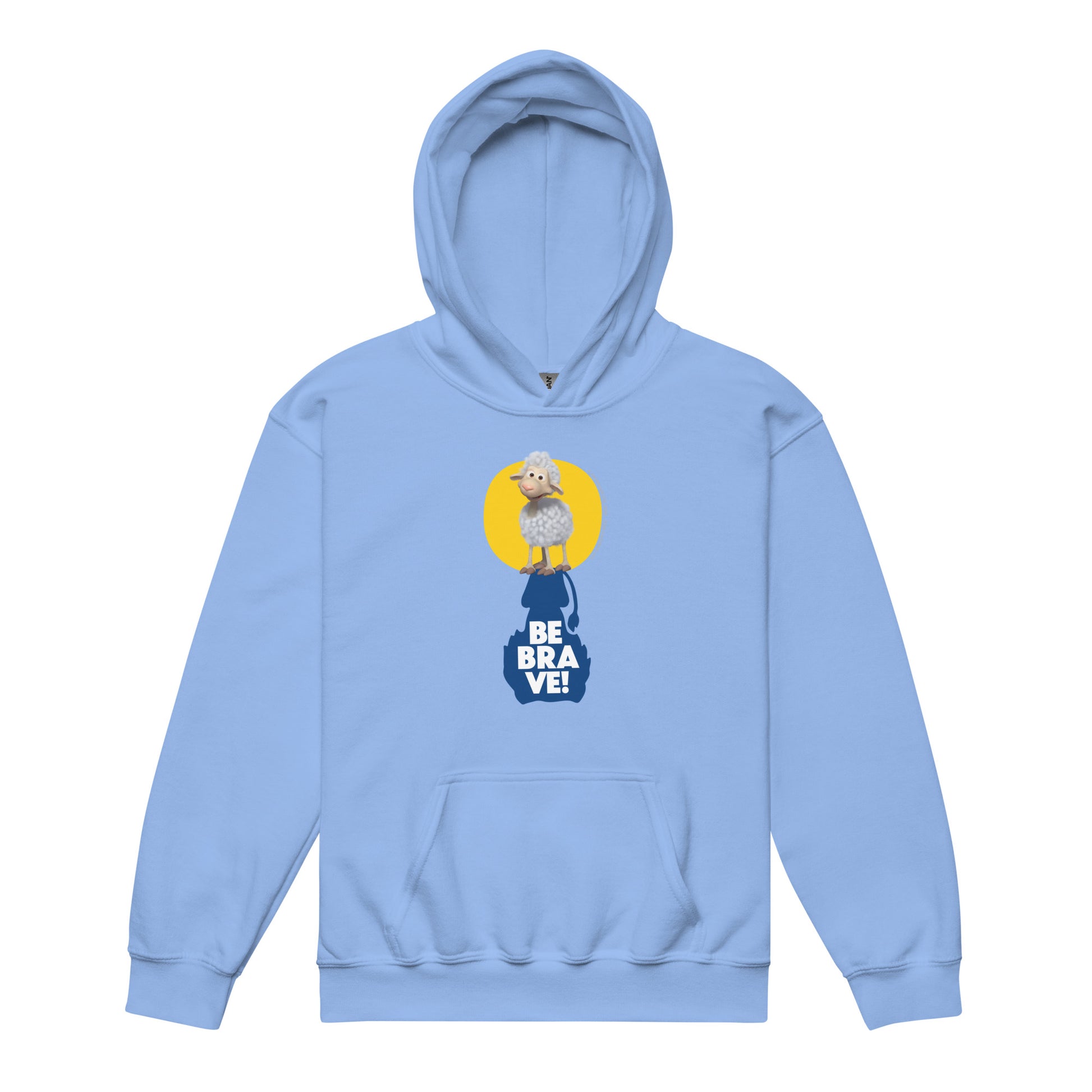 Masha and the Bear Friends Be Brave! Youth heavy blend hoodie Carolina Blue T-SHIRT