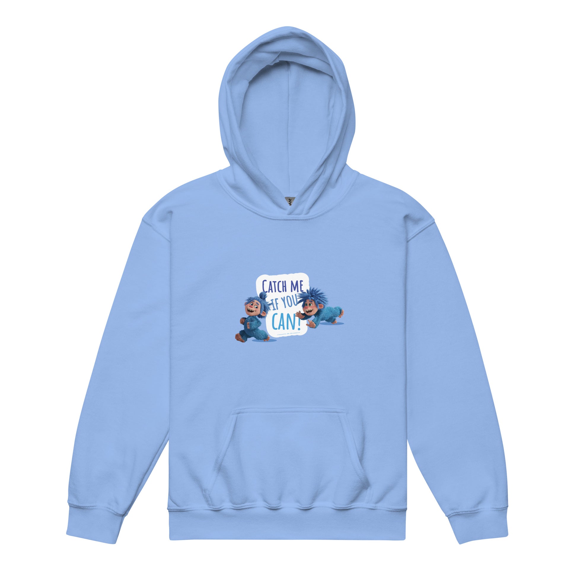 Masha and the Bear Friends Catch Me! Youth heavy blend hoodie Carolina Blue T-SHIRT