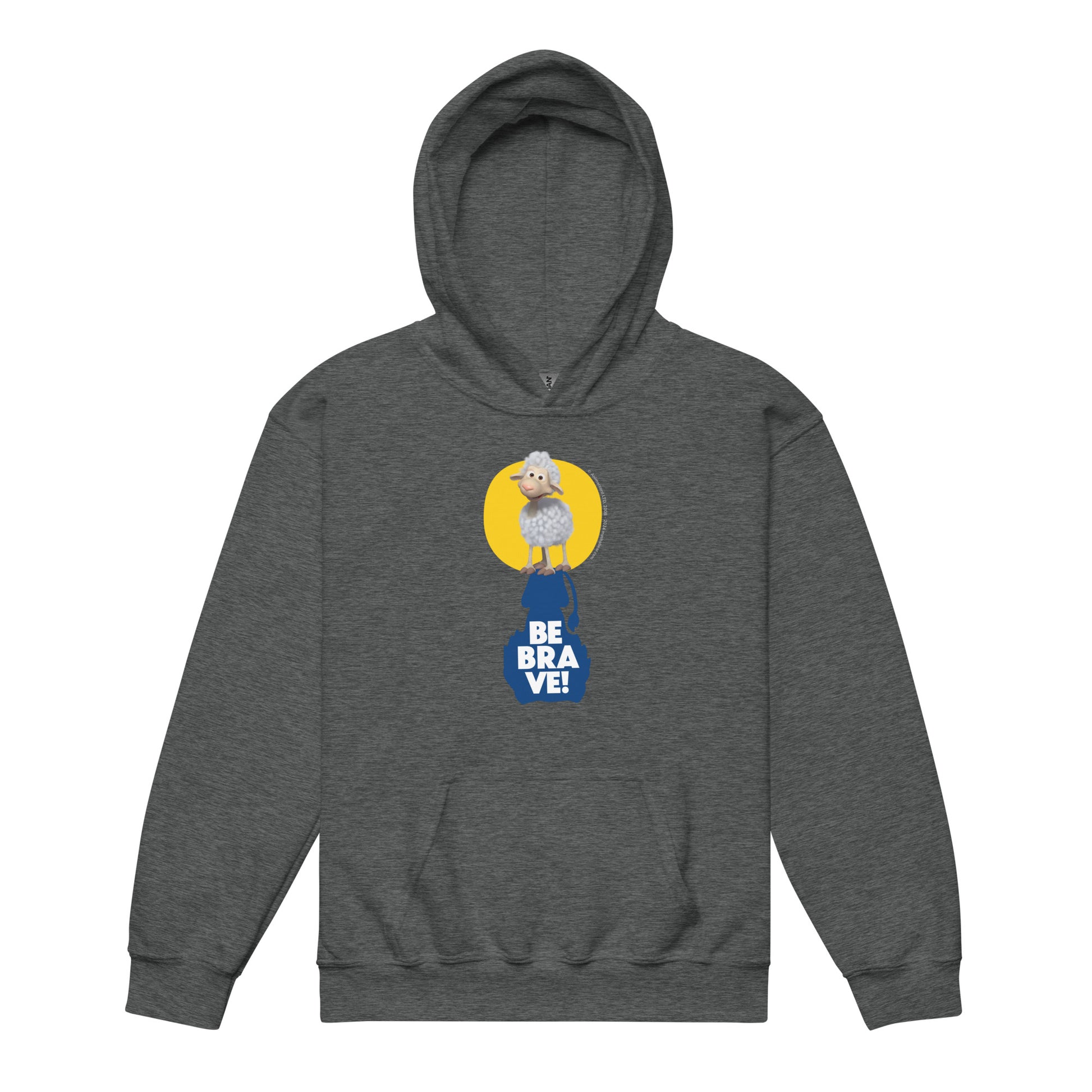 Masha and the Bear Friends Be Brave! Youth heavy blend hoodie Dark Heather T-SHIRT