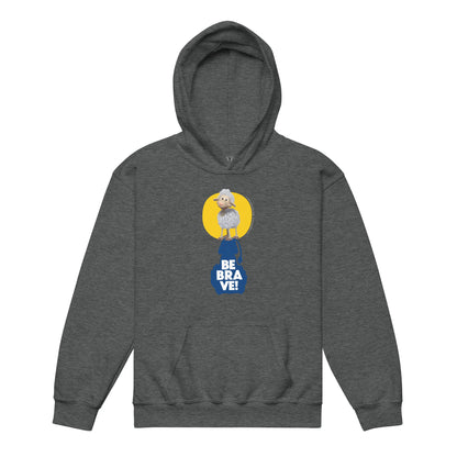 Masha and the Bear Friends Be Brave! Youth heavy blend hoodie Dark Heather T-SHIRT