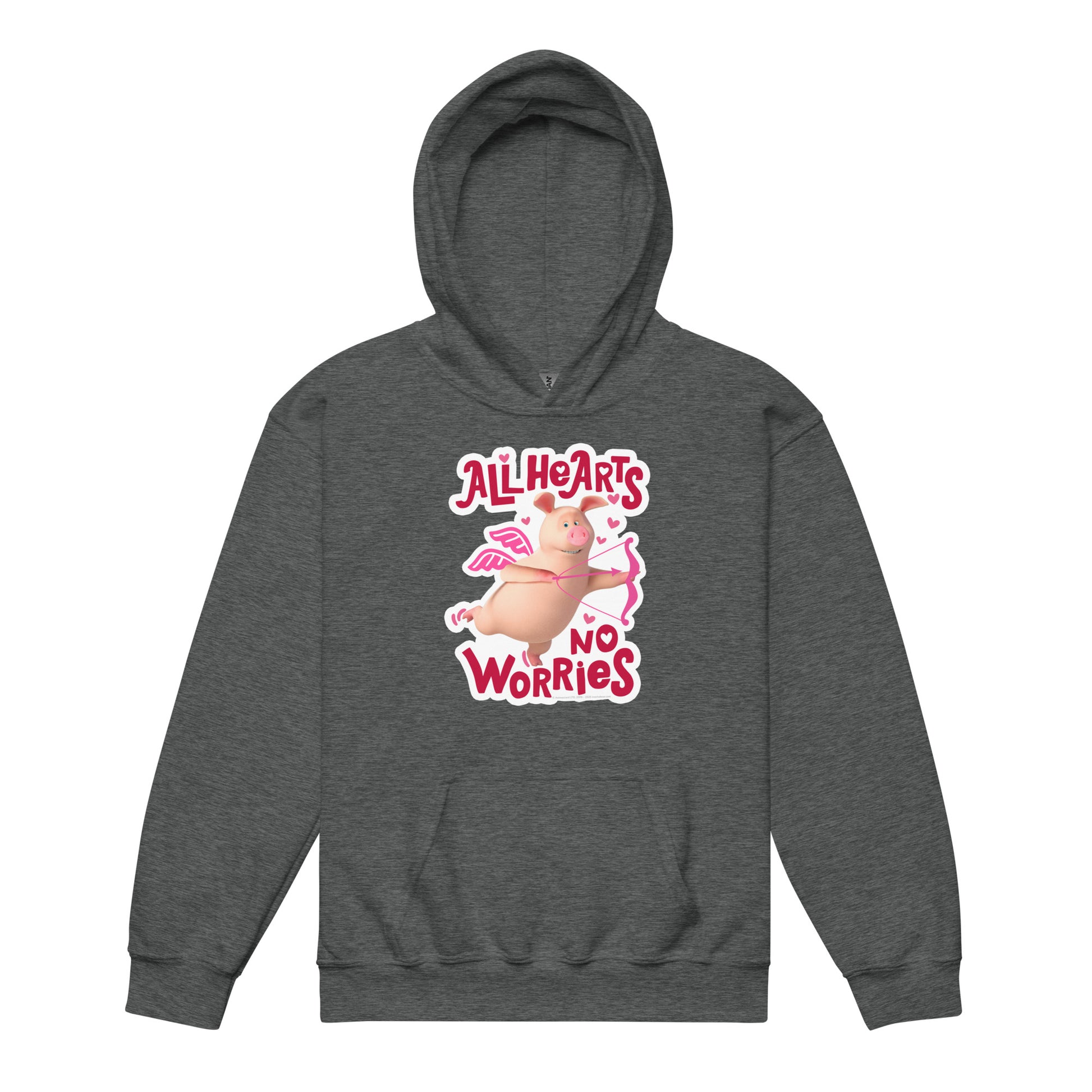 Masha and the Bear Friends No Worries Youth heavy blend hoodie Dark Heather T-SHIRT