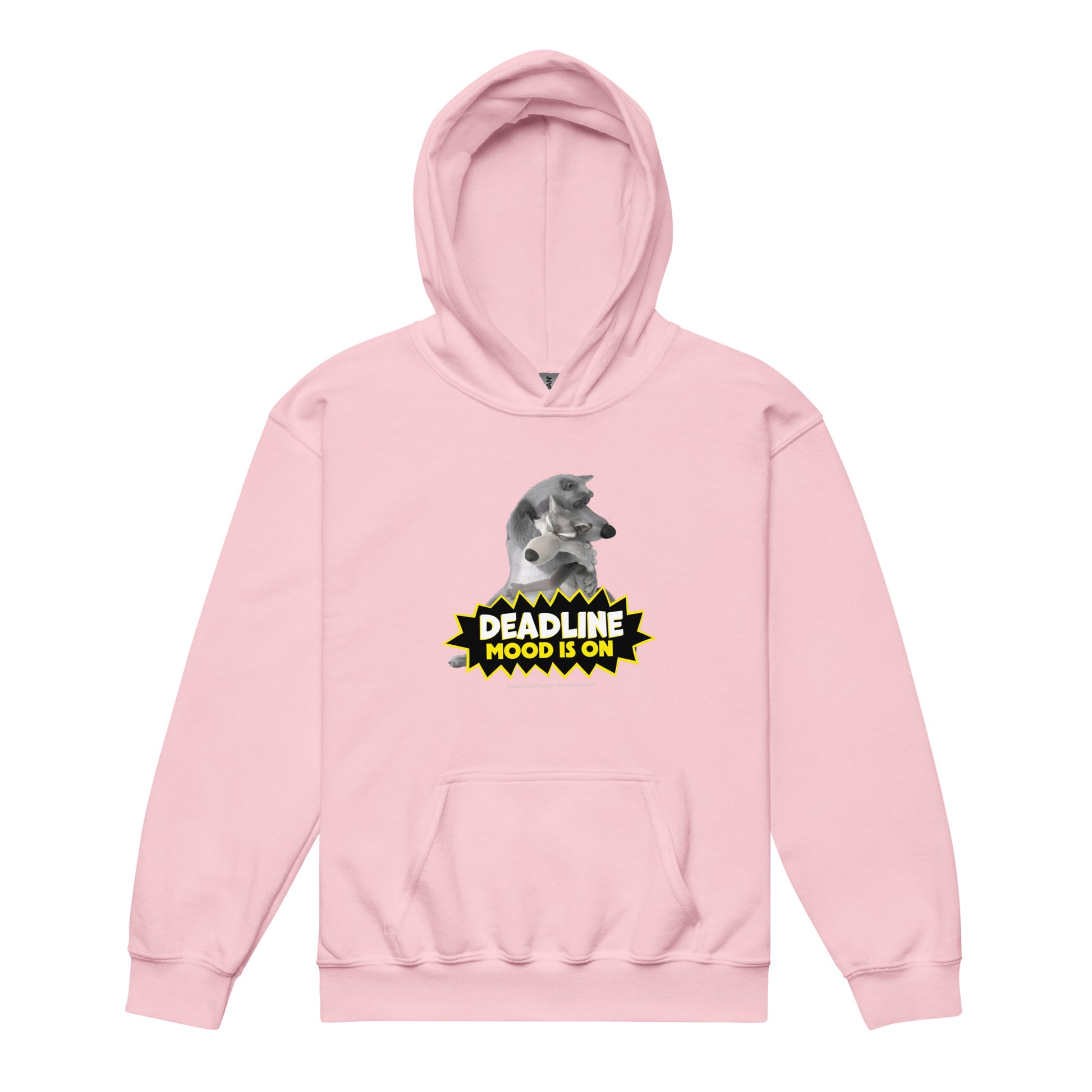 Masha and the Bear Friends Deadline Youth heavy blend hoodie Light Pink T-SHIRT