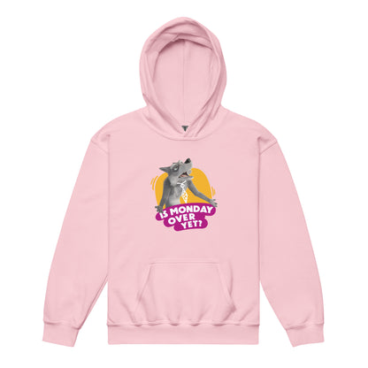 Masha and the Bear Friends Is Monday Over? Youth heavy blend hoodie Light Pink T-SHIRT