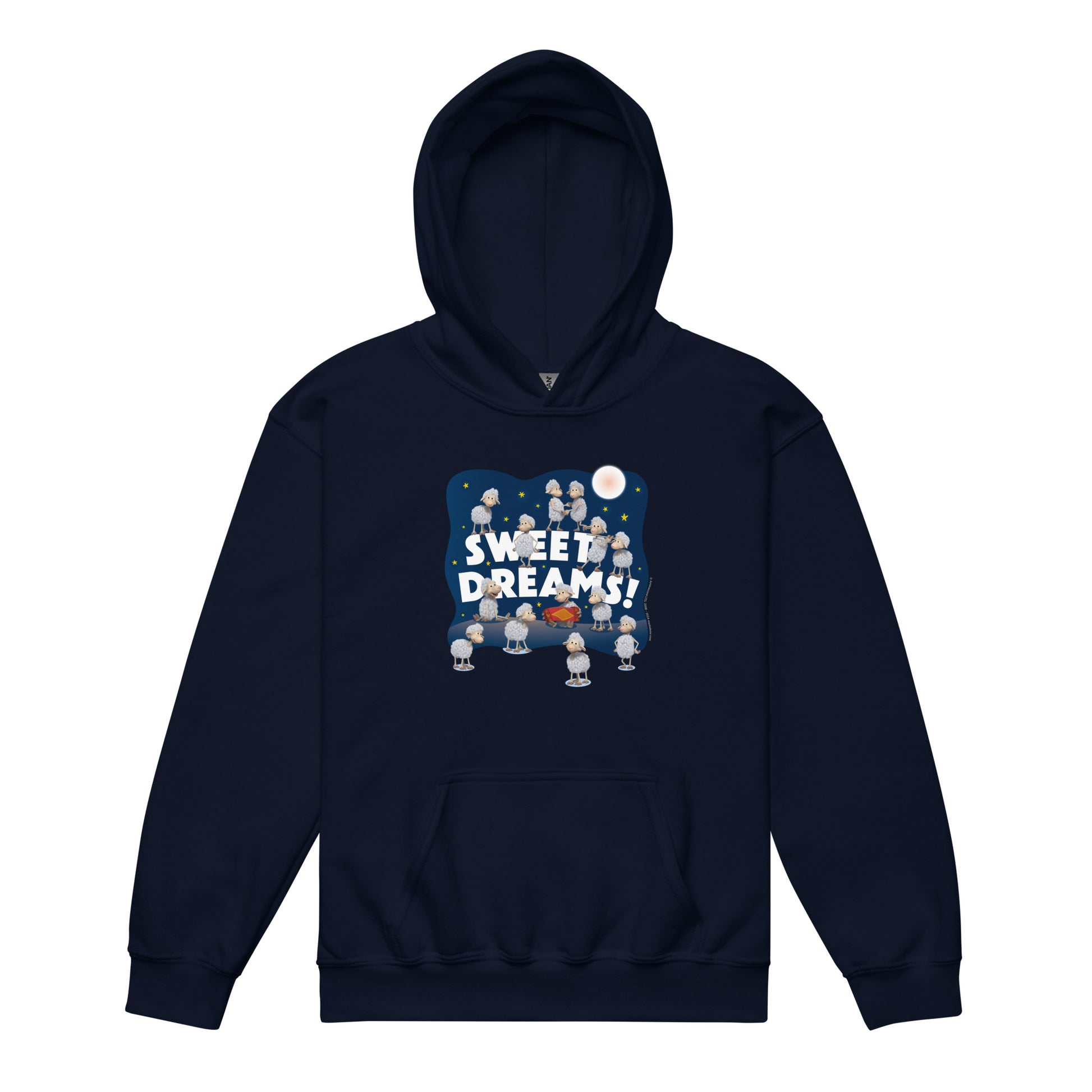Masha and the Bear Friends Sweet Dreams! Youth heavy blend hoodie Navy T-SHIRT