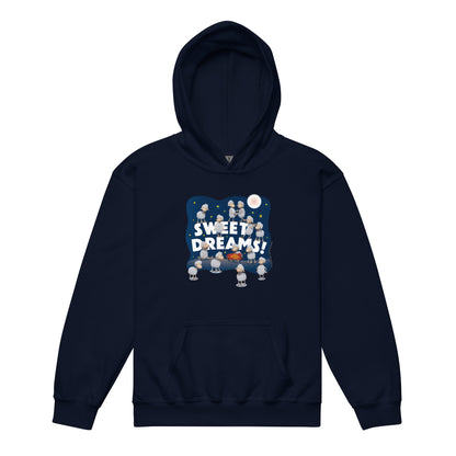 Masha and the Bear Friends Sweet Dreams! Youth heavy blend hoodie Navy T-SHIRT