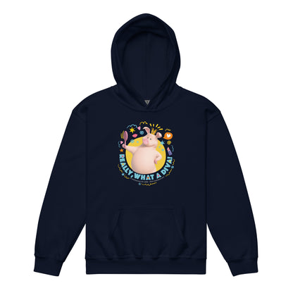 Masha and the Bear Friends What A Diva! Youth heavy blend hoodie Navy T-SHIRT