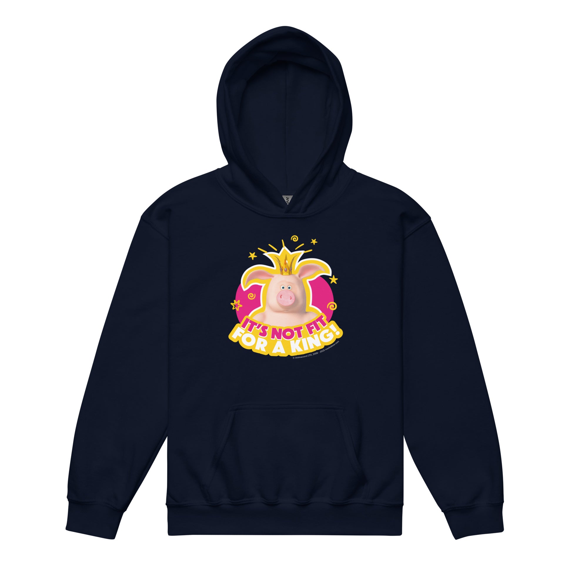 Masha and the Bear Friends It's Not Fit Youth heavy blend hoodie Navy T-SHIRT