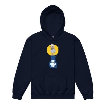 Masha and the Bear Friends Be Brave! Youth heavy blend hoodie Navy T-SHIRT