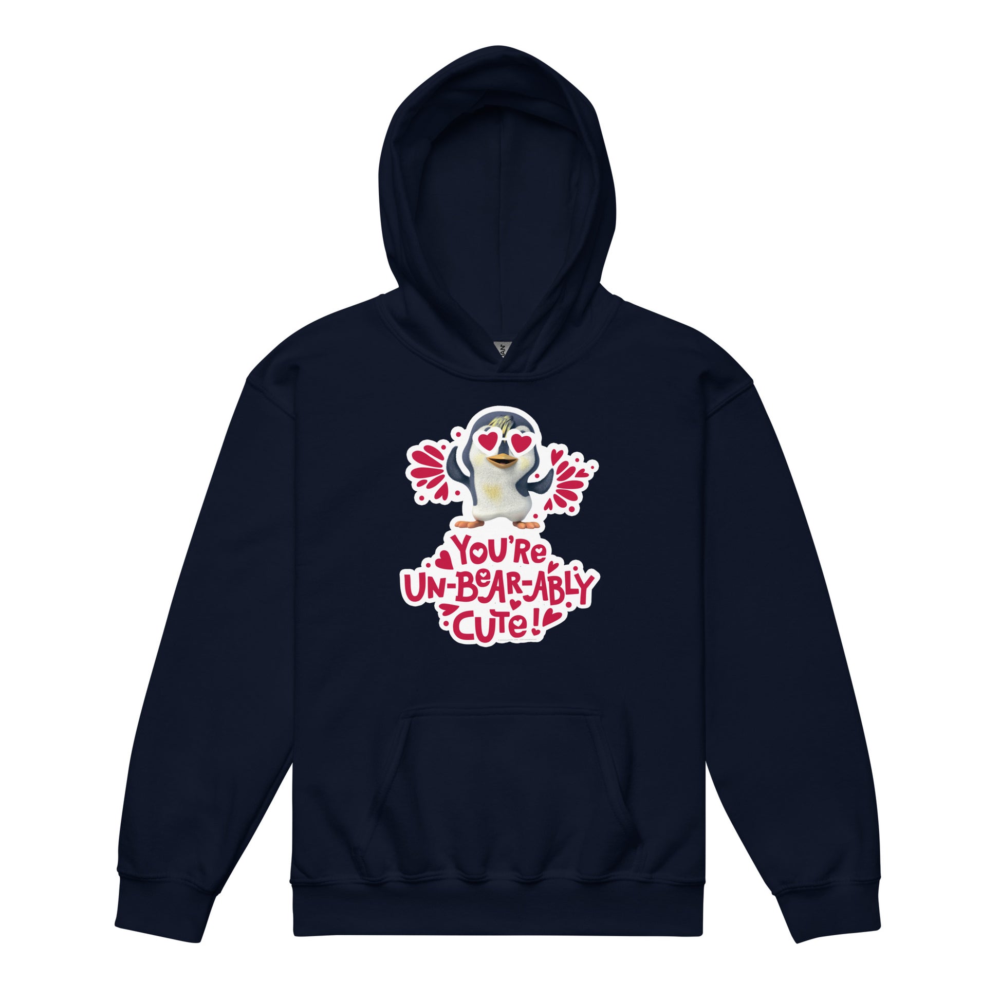 Masha and the Bear Friends Unbearably Youth heavy blend hoodie Navy T-SHIRT