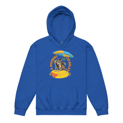 Masha and the Bear Friends Moment To Relax Youth heavy blend hoodie Royal T-SHIRT