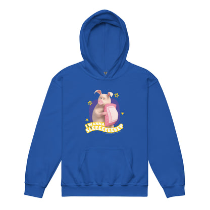 Masha and the Bear Friends I Wanna Sleep Youth heavy blend hoodie Royal T-SHIRT