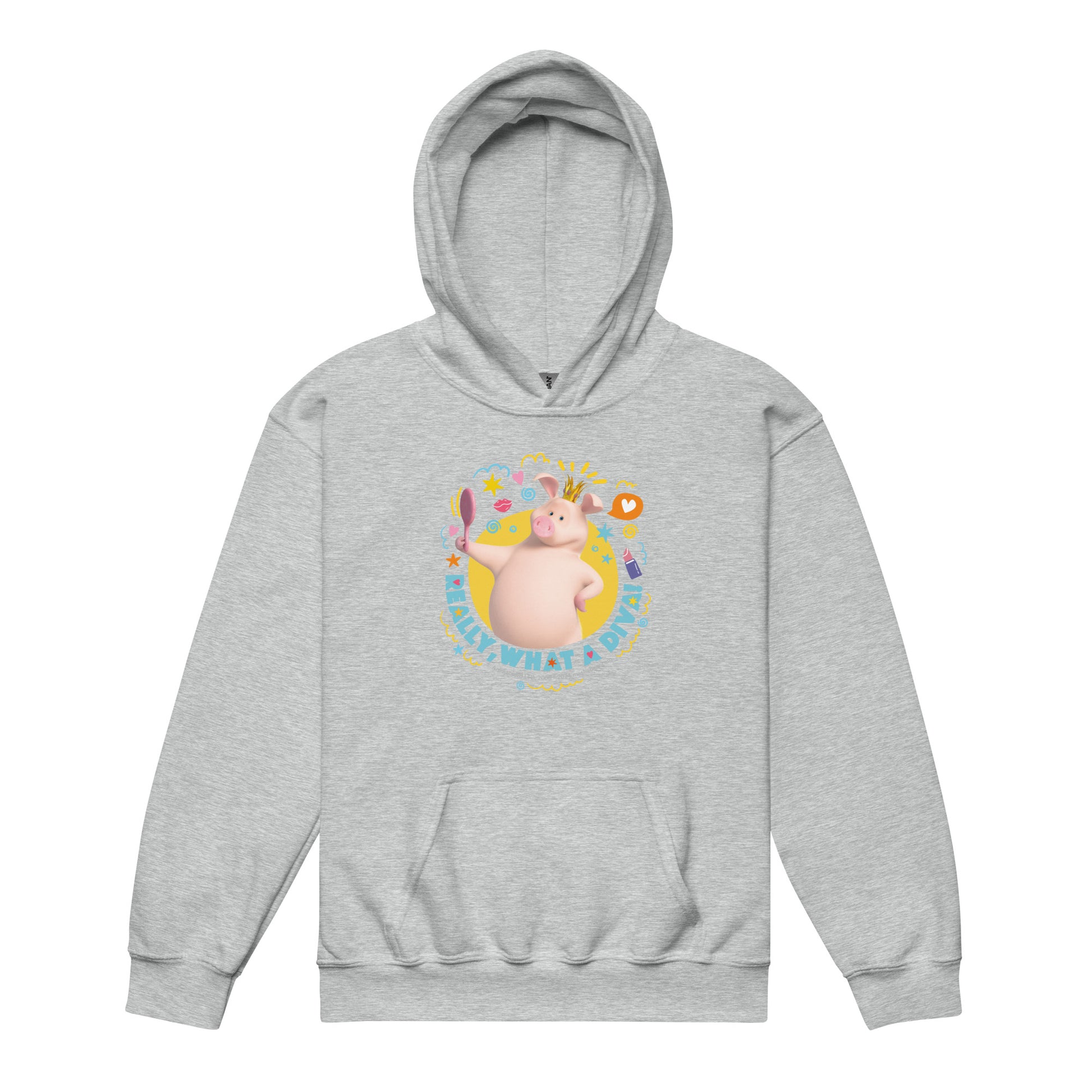 Masha and the Bear Friends What A Diva! Youth heavy blend hoodie Sport Grey T-SHIRT