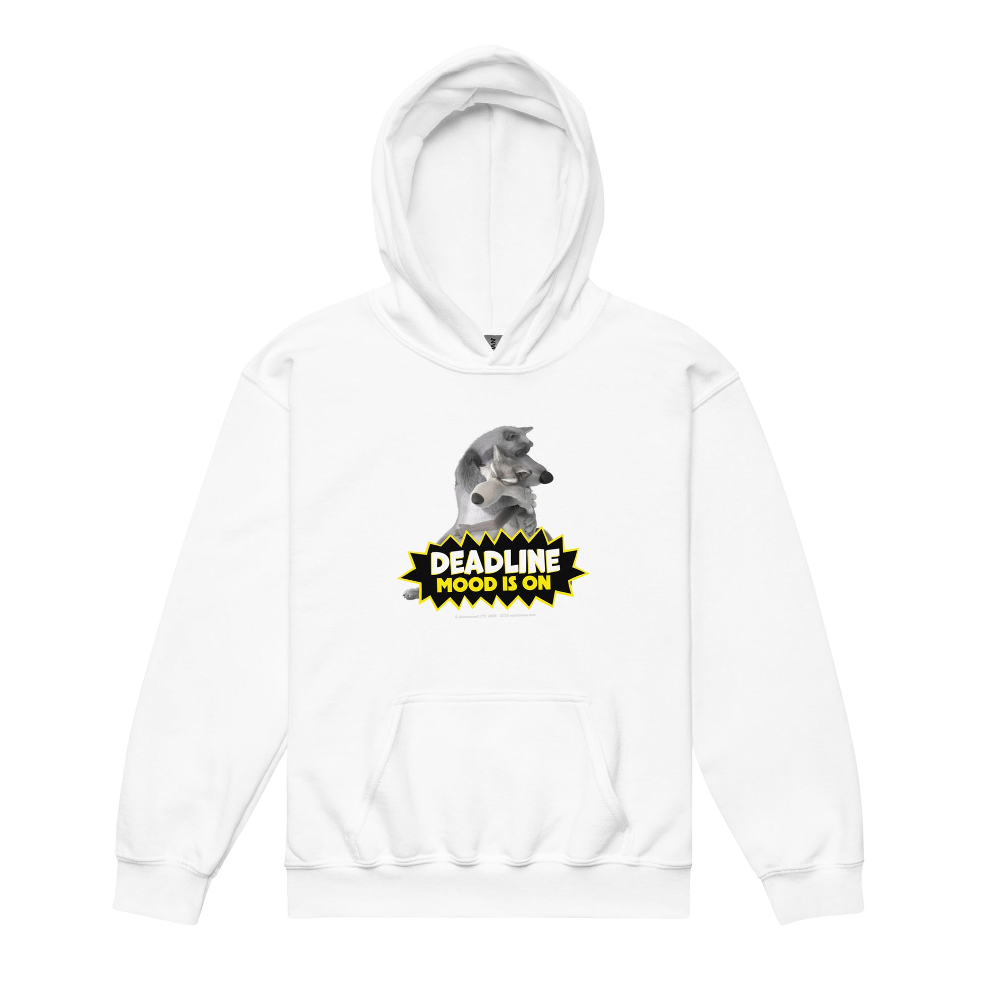 Masha and the Bear Friends Deadline Youth heavy blend hoodie White T-SHIRT