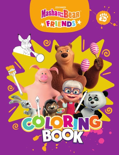 Masha and the Bear Friends. Coloring Book Default Title